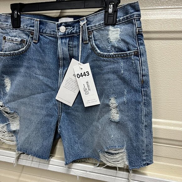 Boyish THE MONTY High Rise Denim Short Sz 29 in ST. LOUIS Distressed - Picture 3 of 11